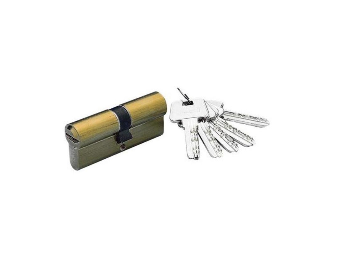 Cilindro Yale Seguridad Hs-6 34x34/r15.0 Latonado AZBE