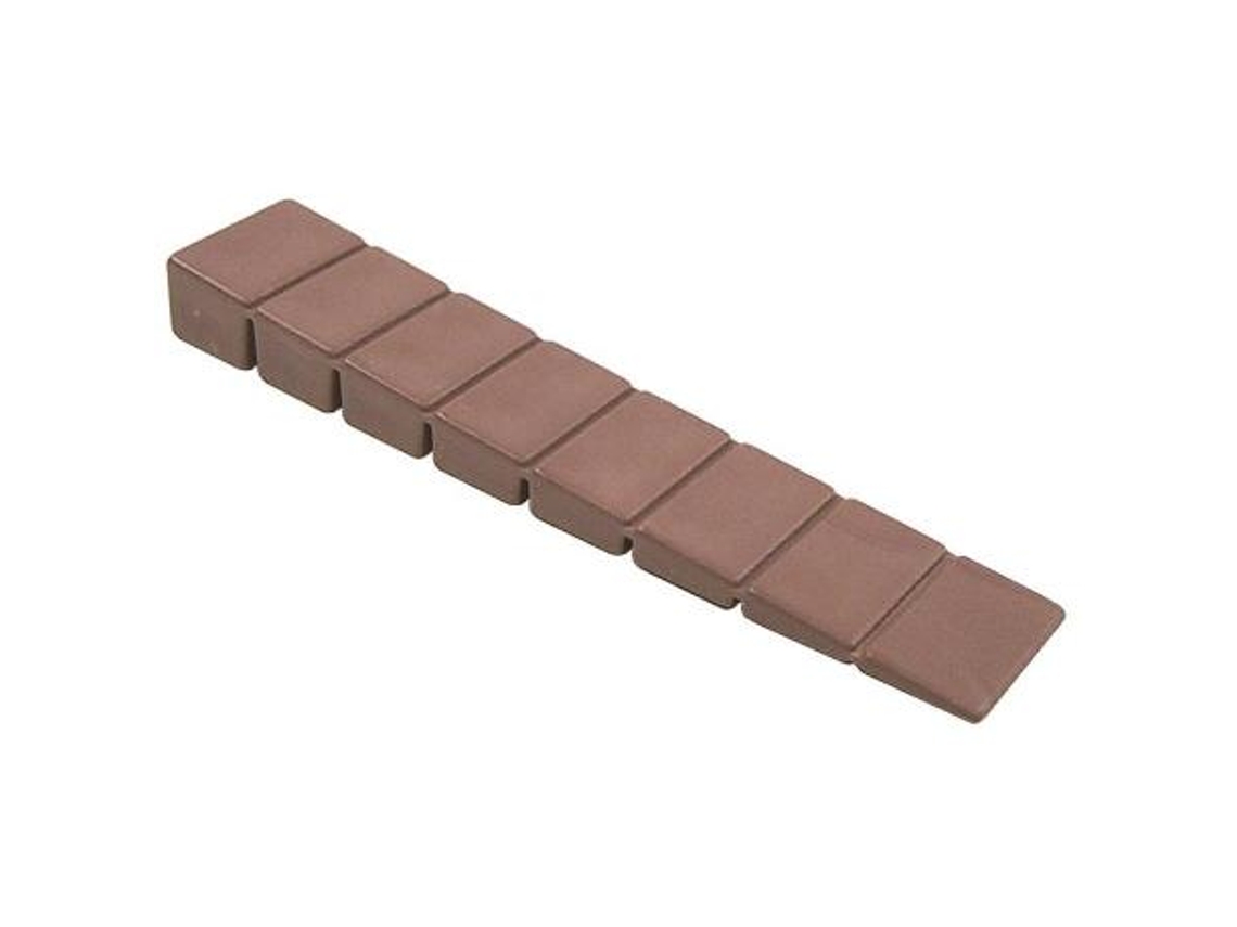 Cuña ranurada para calzar muebles marron