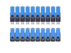 20 Unidades Flash Usb 2.0 De 2 Gb Bok, Almacenamiento Portátil Multicolor, 20 Unidades, Nuevas Y De Alta Calidad.