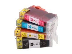 Cartuchos De Tinta Compatible Para Impressoras Pixma Ip4200 Ip4300 Ip4500 4 Cores (pgi‑5bk Cli‑8c M Y)