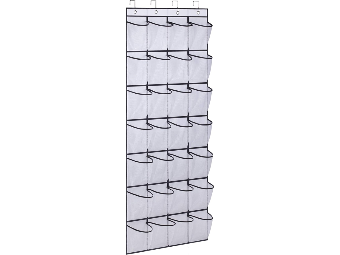 Organizador Zapatos Bolsillos Colgar La RNEMITERY Blanco (30x15x3.5cm)