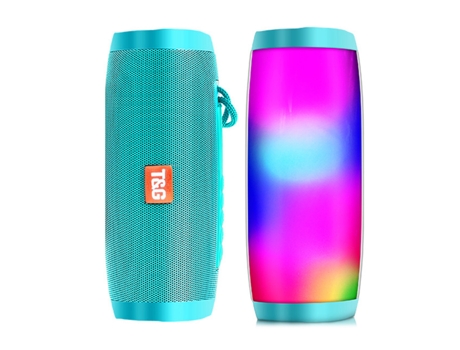 Altavoces portátiles Bluetooth Altavoz sin cable Altavoz Bluetooth Potente Alto Boombox Exterior Hifi Tf Radio Fm con luz LED