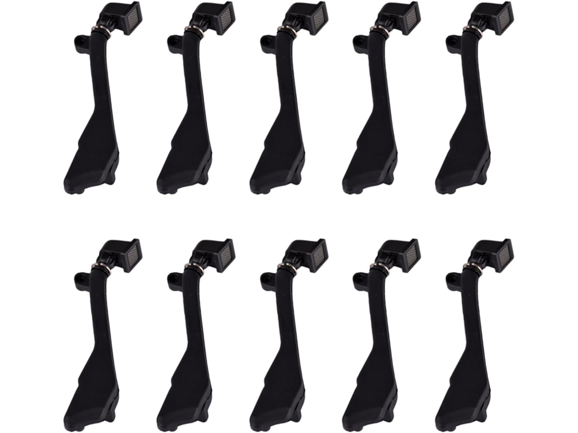 10 Tubos De Snorkel De Goma Negra Para Coche Rc 1/10 -4-4 T4 Accesorios