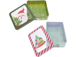 Lata Para Galletas Fabricada Con Un Material Ligero Y Duradero Muy Práctica Latas Dulces Navideños Fabricadas