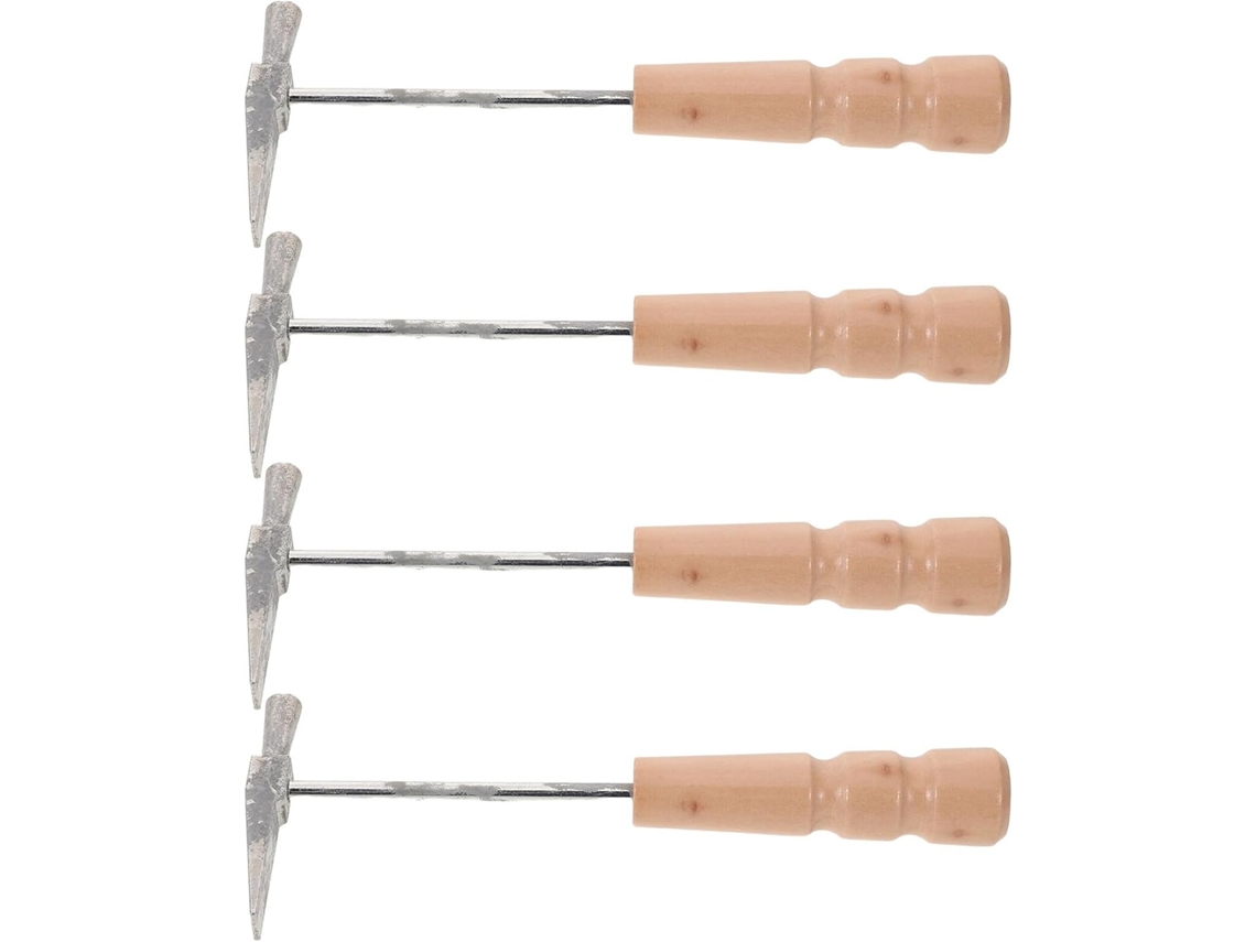 Martillos De Afinación De Metal Y Madera Para Kalimba (piano De Pulgar), Paquete De 4 Piezas, Herramienta Portátil.
