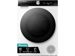 Secadora HISENSE DH7S107BW (10 kg - Bomba de Calor - Blanco)