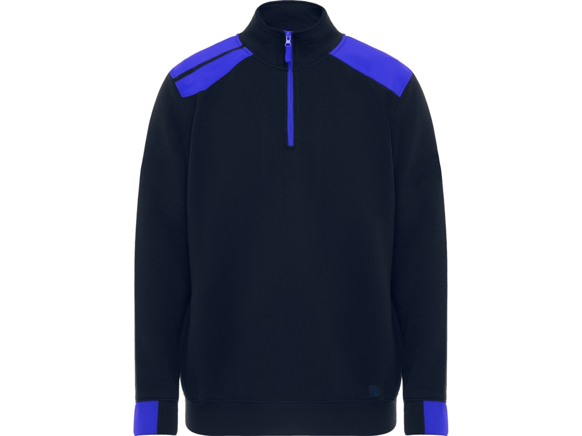 Chaqueta de Servicios para Unisex ROLY Cremallera Combinada Azul (Talla: XL)