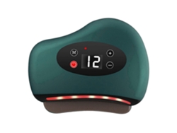 Masajeador eléctrico Gua Sha para rostro, cuello y espalda con terapia de calor, vibración y luz roja. Ideal para hombres y mujeres. Marca GOKOCO.