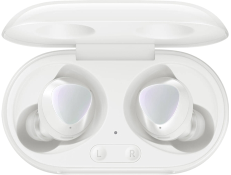 Auriculares Bluetooth True Wireless SAMSUNG Buds+ (In Ear - Micrófono - Blanco)