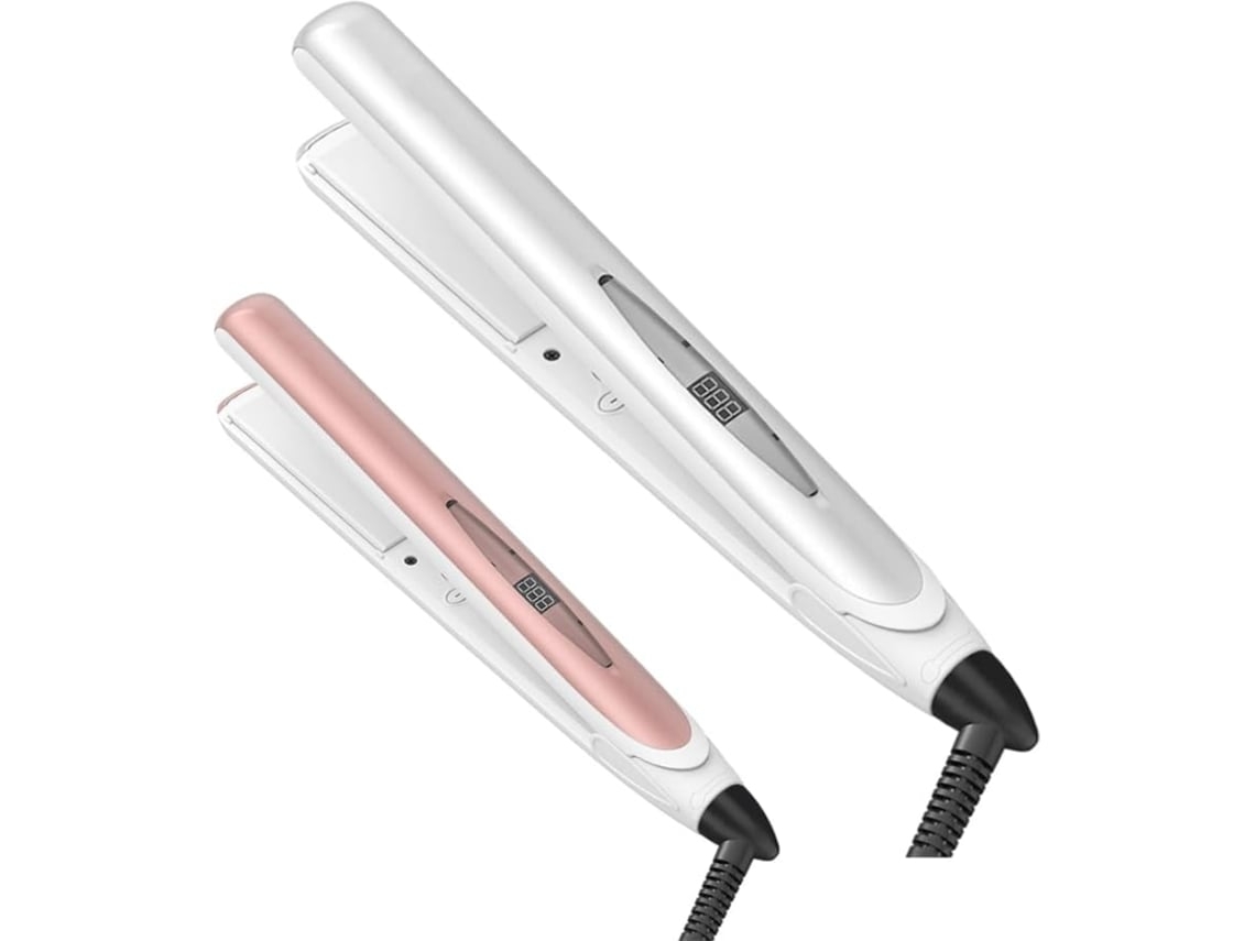 Plancha de pelo profesional 2 en 1 Plancha de pelo y rizador de pelo Ajuste de temperatura 284 -446 Apagado automático YEMAESRE