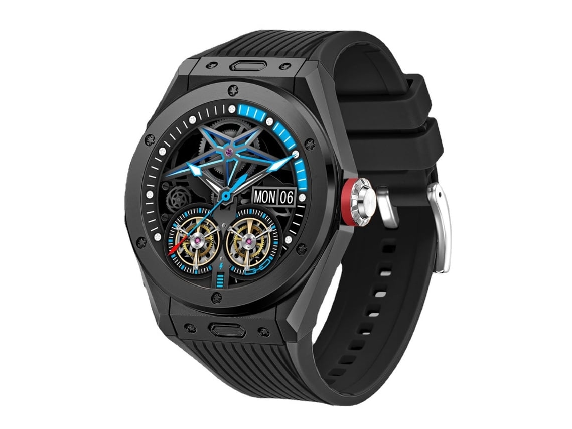 Reloj inteligente con monitor de frecuencia cardíaca y sueño, resistente al agua IP68, compatible con iPhone y Android.