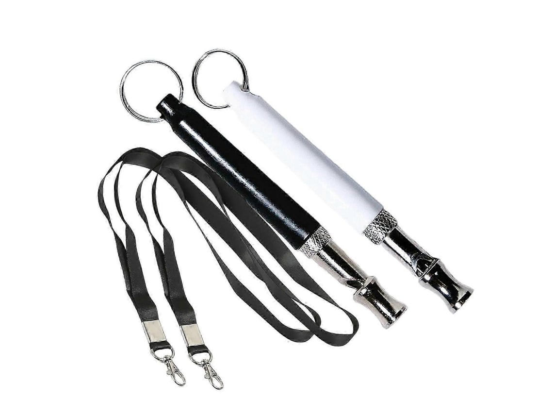 Apito Para Cães Ajustável Ultrassônico E Silencioso Com Cordão (1 Ou 2 Unidades) Para Chamar Cães. Ideal Para Uso Profissional.
