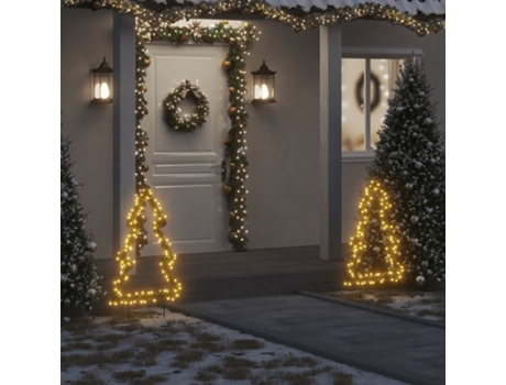 Árbol de Navidad VIDAXL Luces Decorativas Estacas (90 cm)