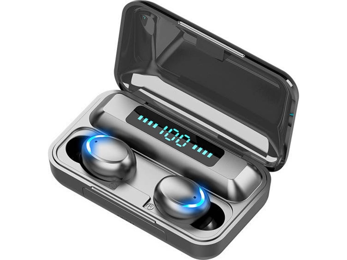 Auriculares Inalámbricos Bluetooth F9 (con Cable - Negros)*