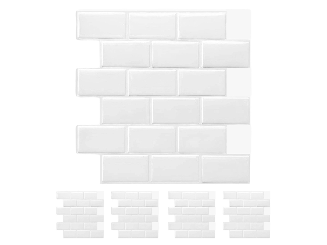 Pegatinas de cerámica 3D, 5 piezas, impermeables y a prueba de humedad NEVEANCE