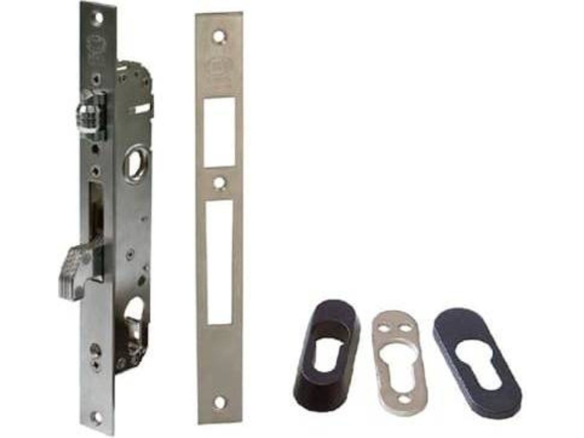 Cerradura Con Incrustación De Aluminio AMIG Ref 730X20 Inox
