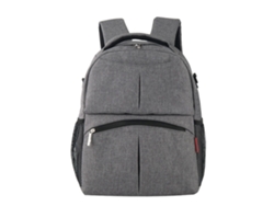 Mochila cambiador multifuncional de gran capacidad para mamás - Gris