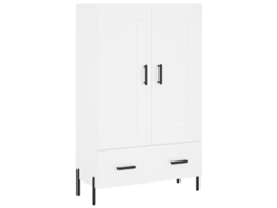 Maison Exclusive - Aparador Alto Madera De Ingeniería Blanco 69,5x31x115 Cm