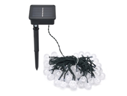 Rebe-luz Solar Led De Cadena 9.5m Ip44 Impermeable Luz Cálida 8 Modos Para Jardín Patio Boda Fiesta Exterior