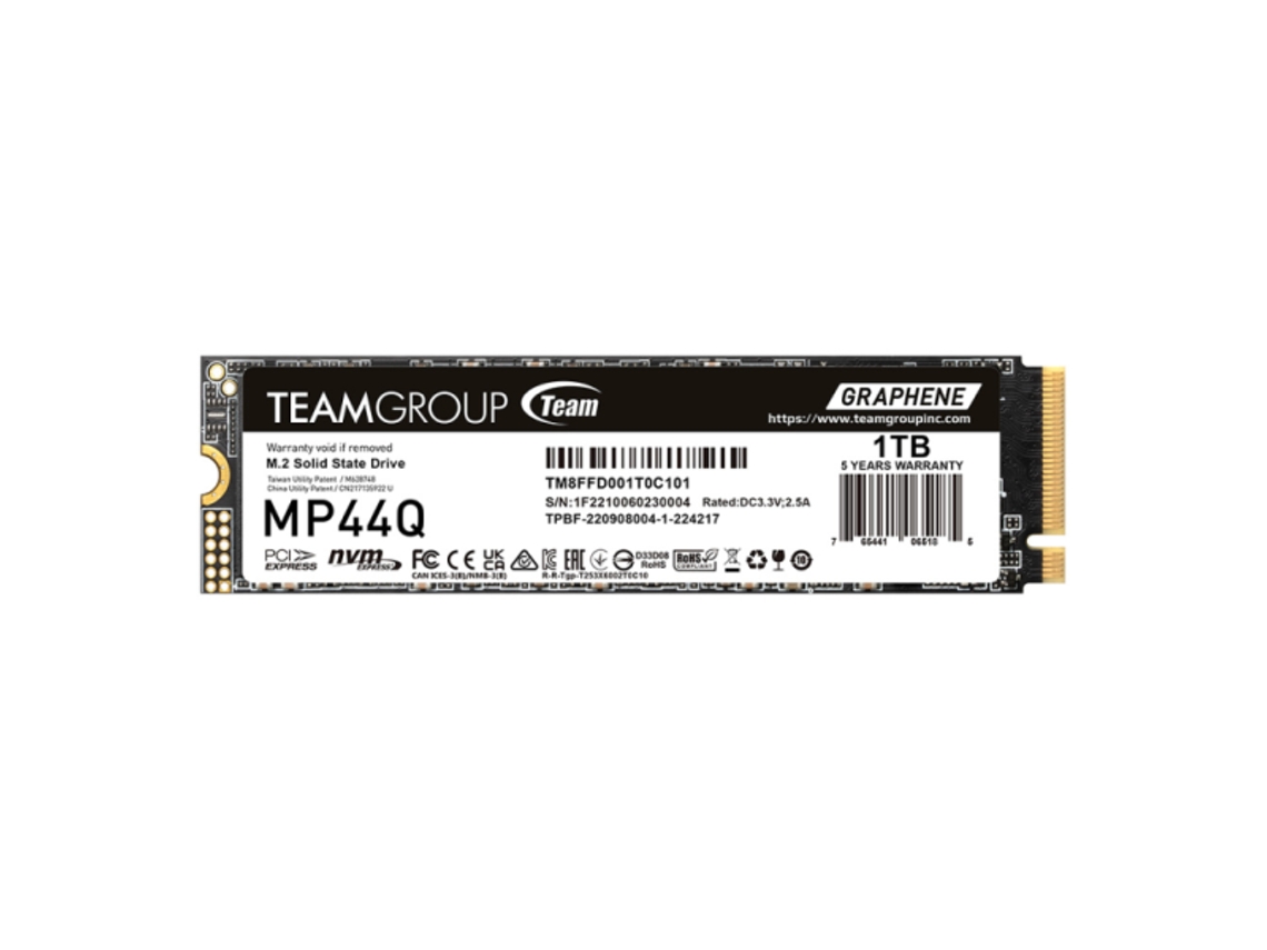 Unidad de estado sólido Teamgroup Team M.2 2280 PCI E MP44q de 4 TB