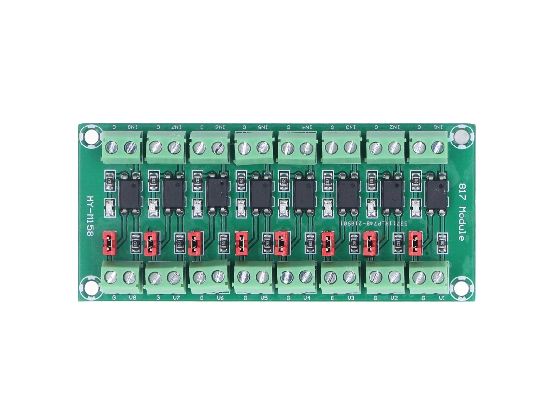 Placa De Isolación Optocupler 8 Canales Módulo Isolado Fotoeléctrico 817 3.6‑30v