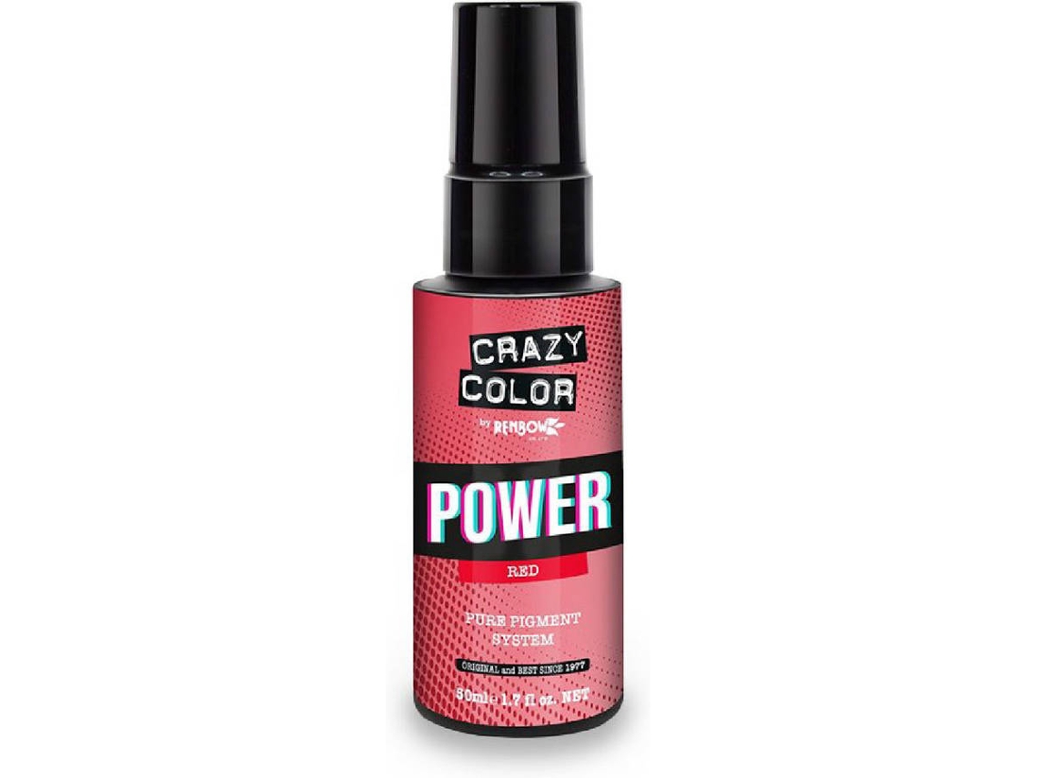 Pigmento para el Cabello CRAZY COLOR Power Red (50 ml)