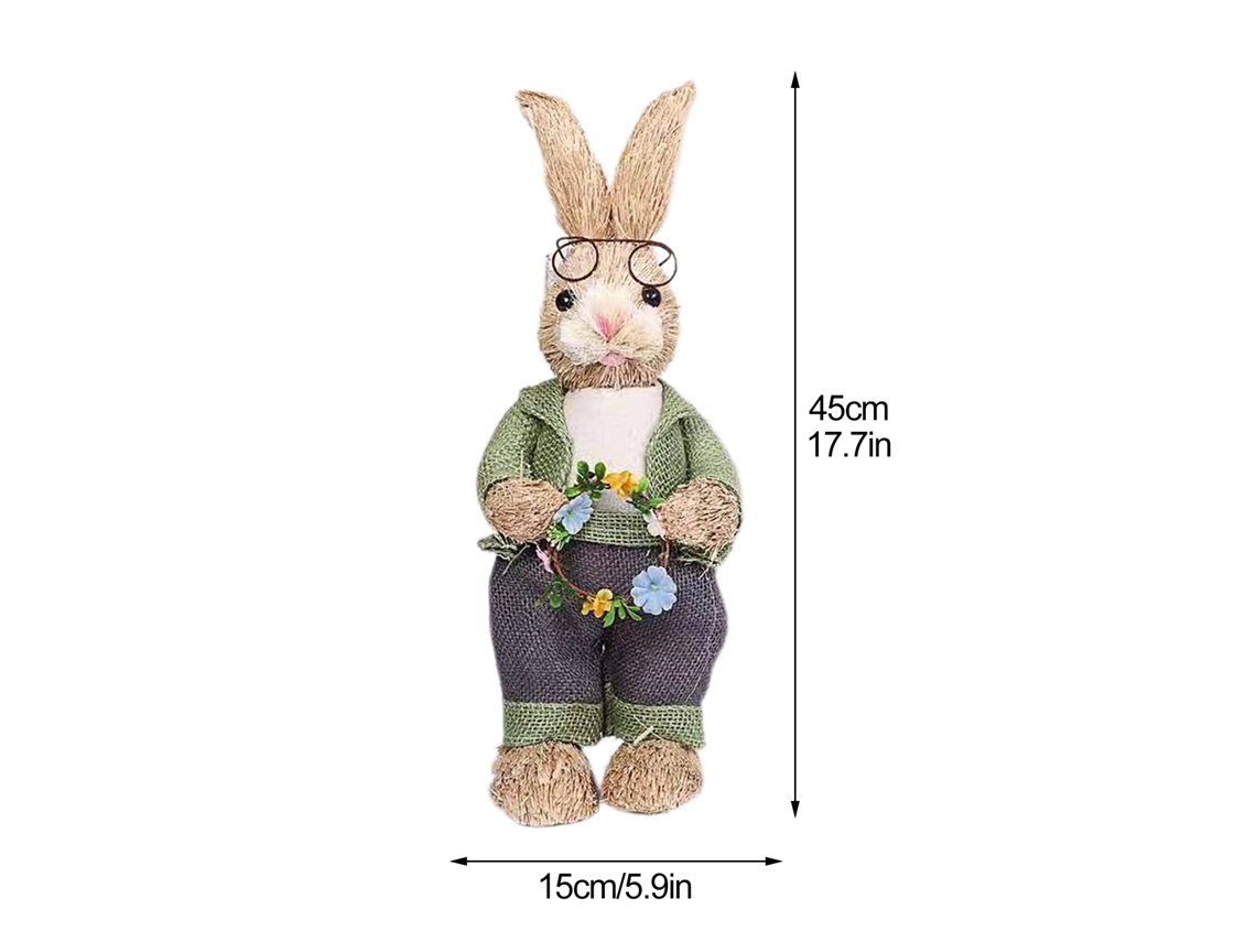Nuevas Decoraciones De Pascua: Figuritas Ergonómicas De Conejos Artificiales Para Uso Diario.