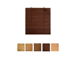 Persiana de Bambú Enrollables – Estor Bambú Natural para Interior Teka 60X140 Cm