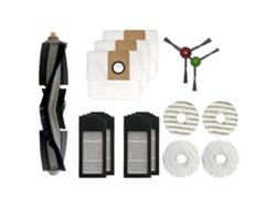 Bolsa para polvo, filtro, cepillo lateral principal, trapo, compatible con Deebot X1 Turbo/omni