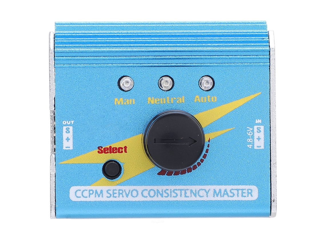 Probador Digital De Servos Rc De 3 Canales Con Múltiples Modos Para Helicópteros, Coches Y Barcos De Aluminio.
