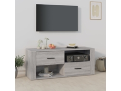 Mueble Tv 100 x 35 x 40 cm Base Madera Gris Sonoma-Derivatives