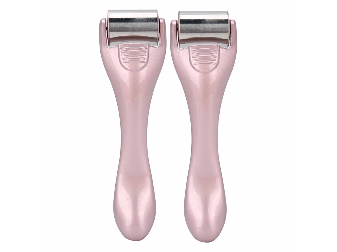 Varilla limpiadora facial rosa para reafirmar y adelgazar, reducir arrugas e imperfecciones, 2 unidades.