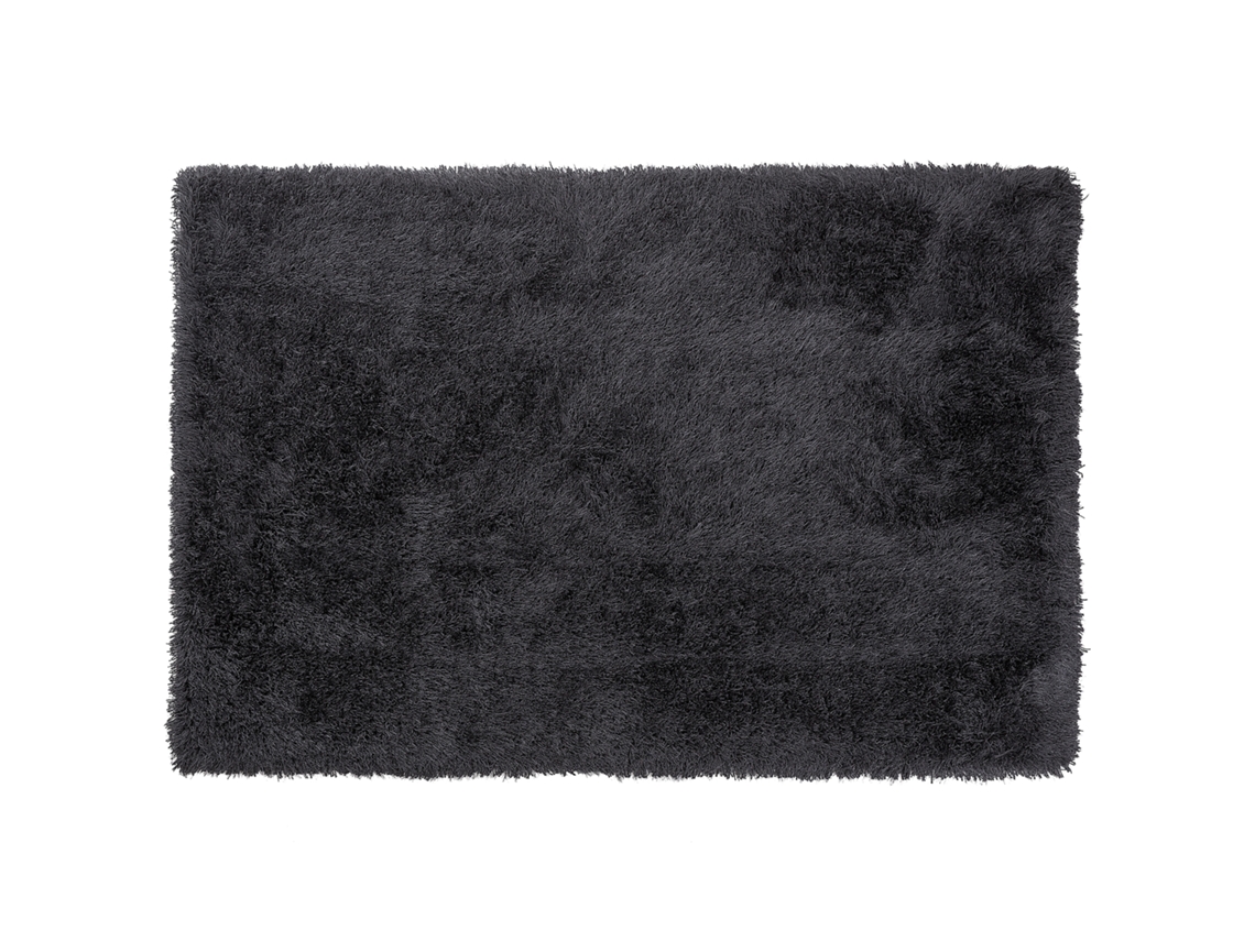 Alfombra BELIANI Cide de Poliéster Negro 160x230