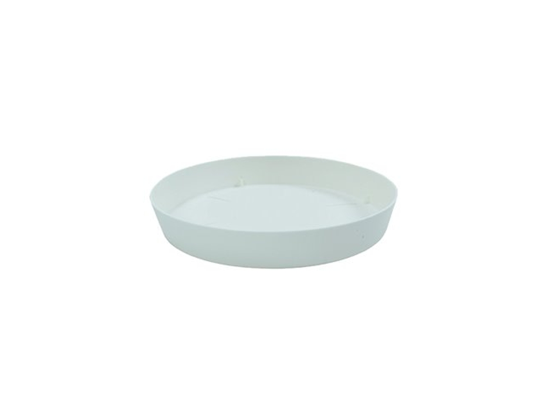 Plato redondo blanco Serie Tes 24 cm 8724 Bla Plastiken