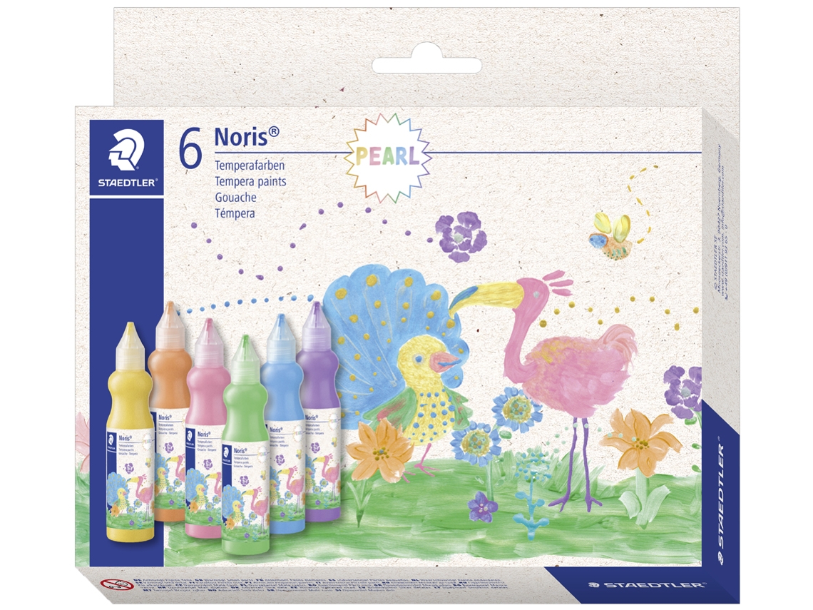 Tinta Témpera STAEDTLER Pearl Noris Caja de 6