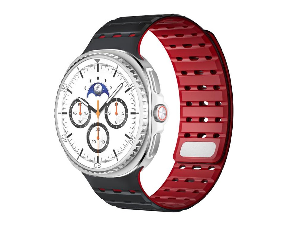 Pulsera de silicona transpirable magnética SFWINL para Samsung Galaxy Watch 8/8 Classic