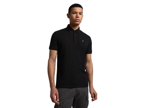 Polo de Hombre NAPAPIJRI Eol Tam Negro (S años)