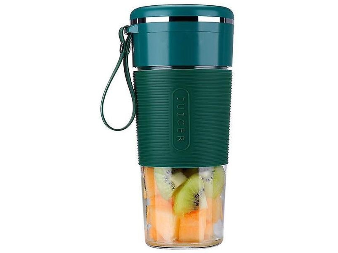 Batidora Portátil De 300 Ml, Batidora Personal Para Hacer Batidos Saludables Para Viajes, Deportes, Cocina CHRUI Verde