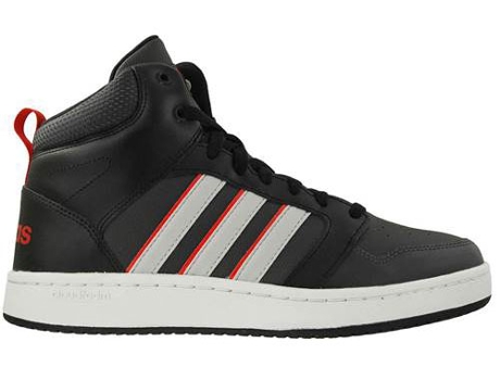 Zapatillas Deportivas Cf Super Hoops Mid ADIDAS para Bebés (Blanco, Negro, Gris - Cuero Natural - 25)