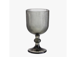 Juego De 6 Vasos Ribbed Gris 24cl