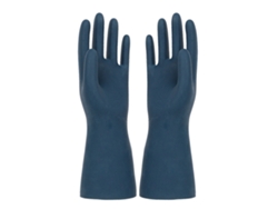 1 par de guantes de trabajo de caucho de neopreno resistentes a productos químicos para agricultura, jardinería y protección de manos en el trabajo.