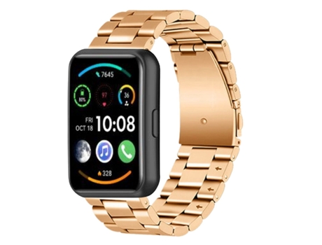 Correa Acero para Huawei Watch Fit 2 Rose Gold