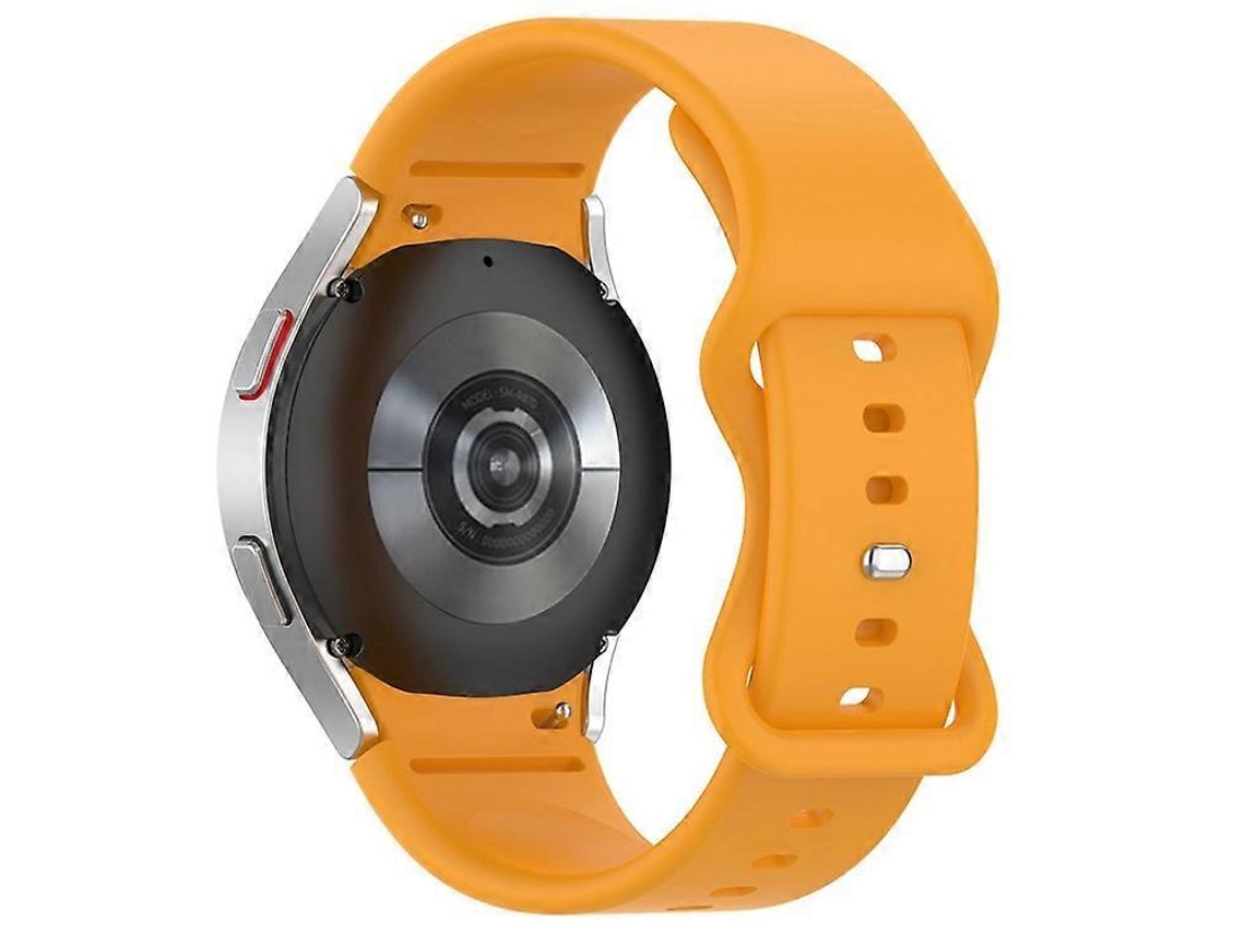 Correa de silicona clásica compatible con Samsung Galaxy Watch 4/Watch 4, correa de liberación rápida de 20 mm con hebilla de mariposa para Vledary