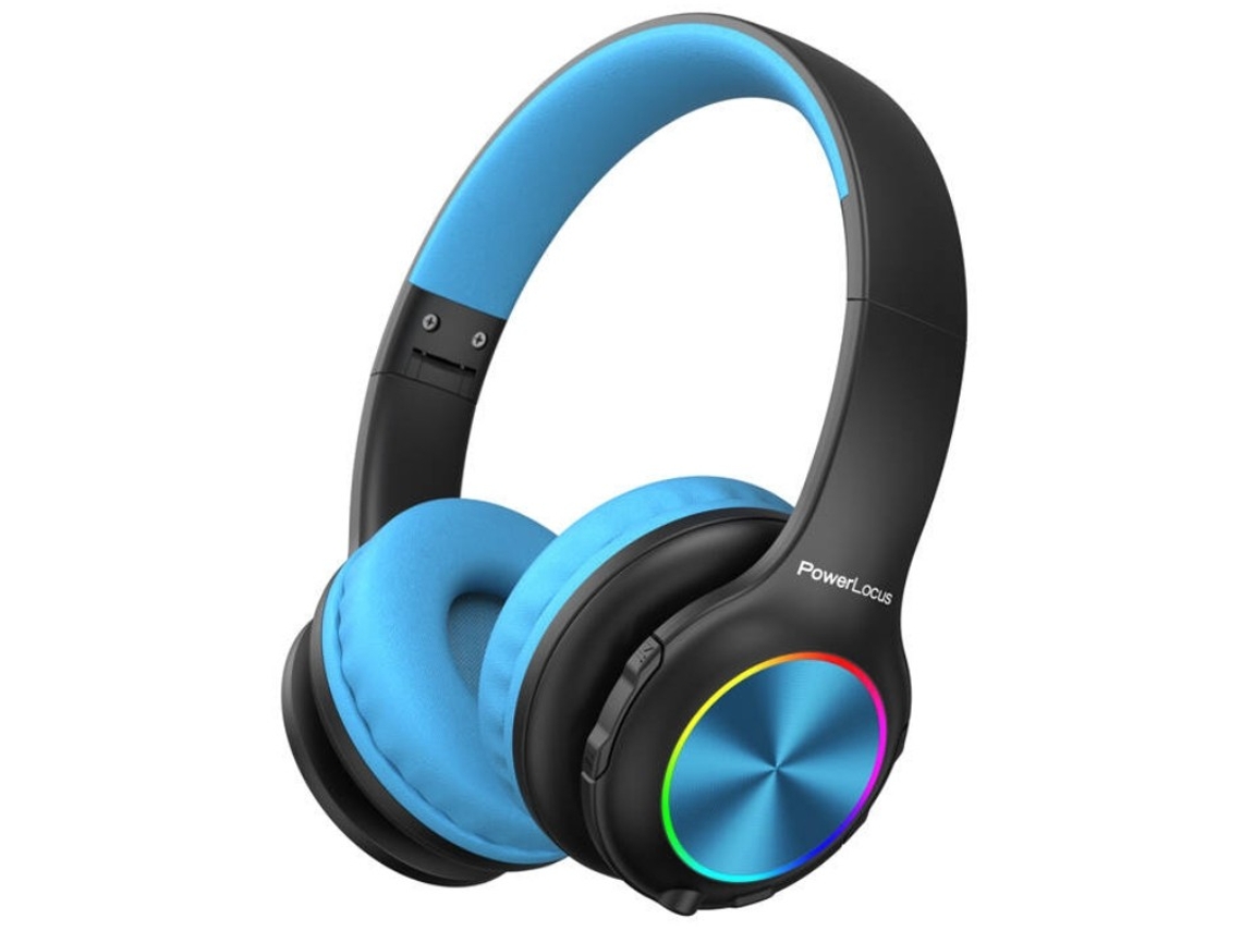 Auriculares Pled Rgb Sem POWERLOCUS Negro