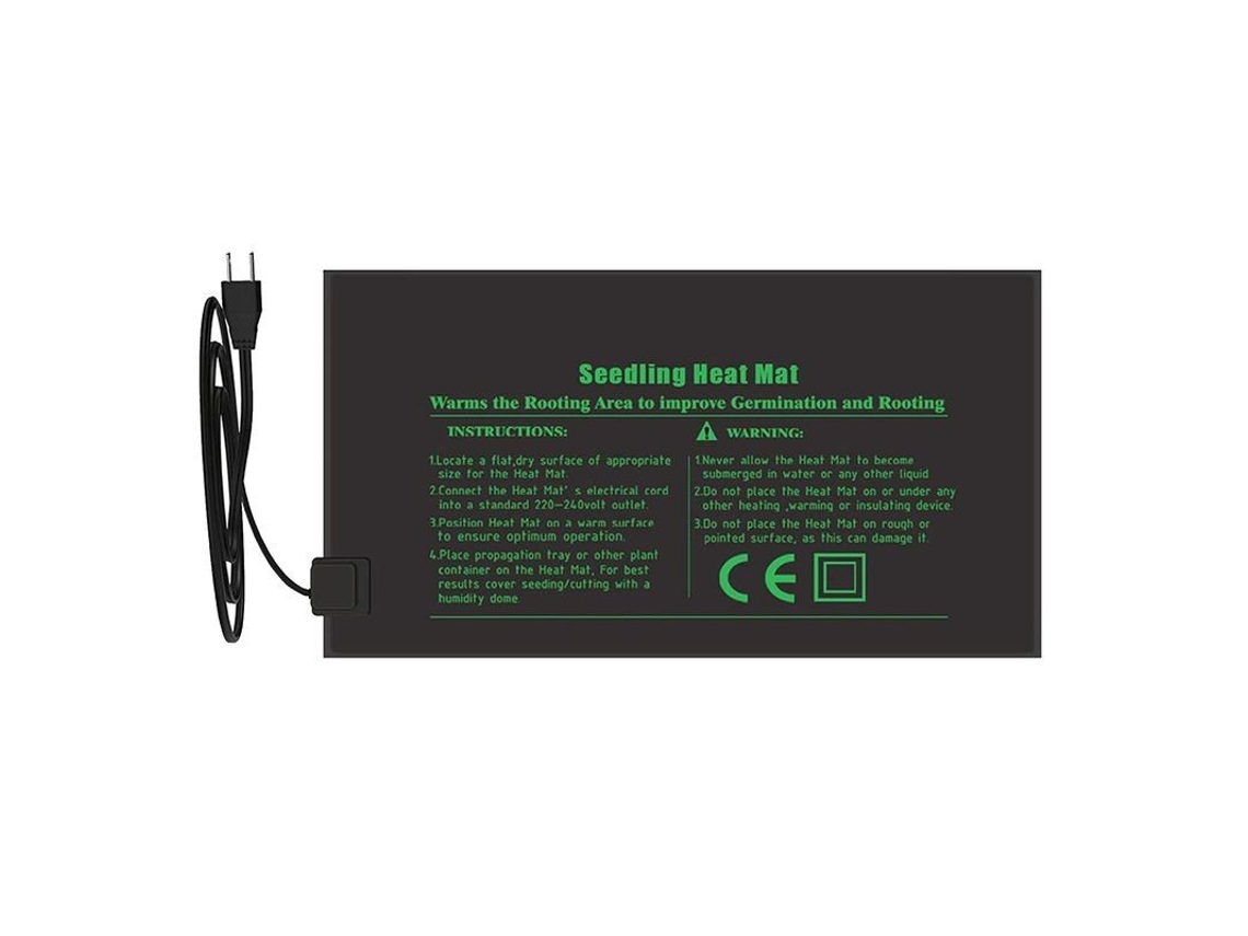 Manta Térmica Para Plantas De 220 V, Calentador Para Terrario (24 X 52 Cm) Para Germinación Y Propagación.