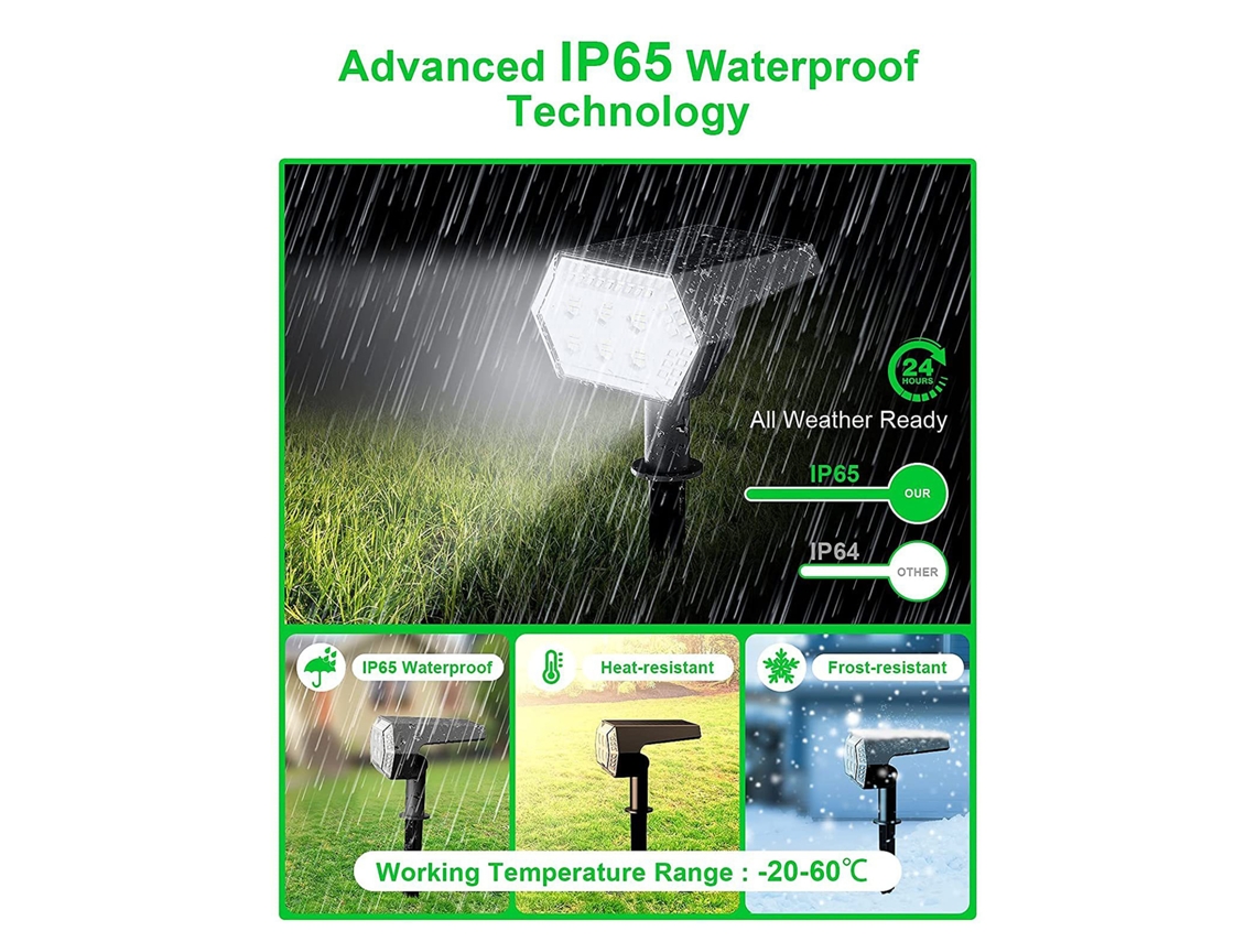 2026-lámpara Solar 108leds Sensor Luz Control Remoto Ip65 Impermeable Jardín Patio Pared