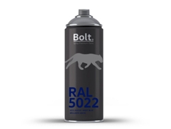 Spray Bolt Premium Acrilico Brillante Ral 400 Ml (Ral 5022 Azul Noche)