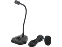 Micrófono Usb Para Ordenador, Alta Fidelidad, Cuello De Cisne, Botón De Silencio Para