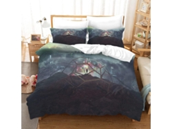 Juego Funda Nórdica Microfibra Adultos Piezas Almohada Material Juego Cama 220 X 240 Cm 65