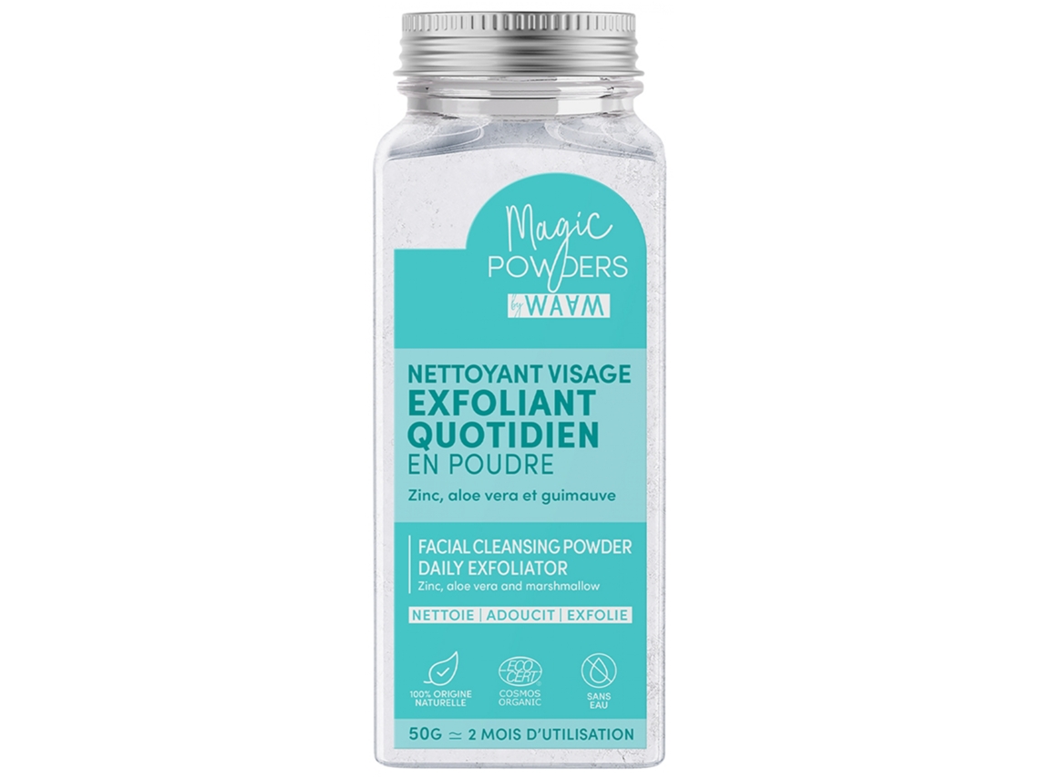 Magic Powders Limpiador Facial Exfoliante Diario Ecológico 45 g WAAM